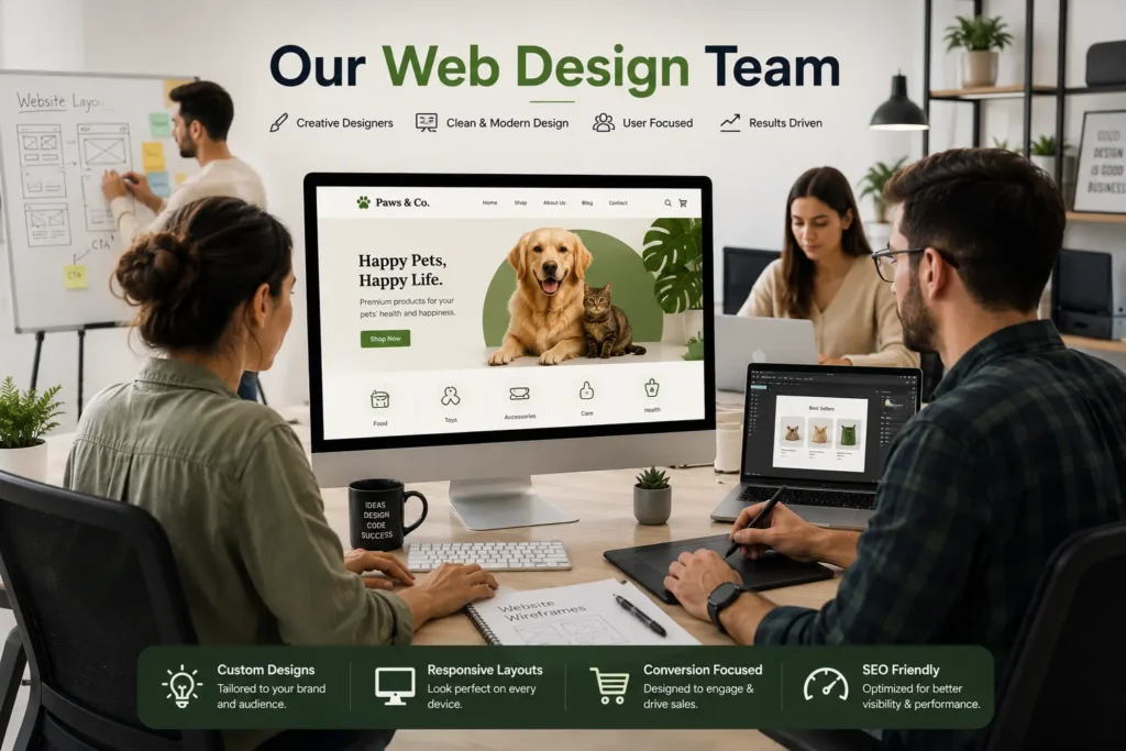Shopify Website Design 3 our website design team