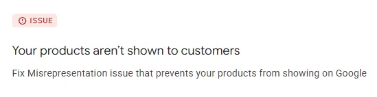 fix google merchant center suspension 1 GMC misrepresentation suspension Reachress